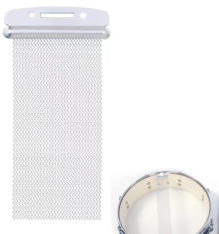 Snare Wire, Medio Diseño Snare Drum Wire, Medio Alambre de Tambor del Diseño del Acero, Medio Diseño Snare Drum Wire, Steel Drum Wire Springs Accesorio de Instrumento, 30 Strands