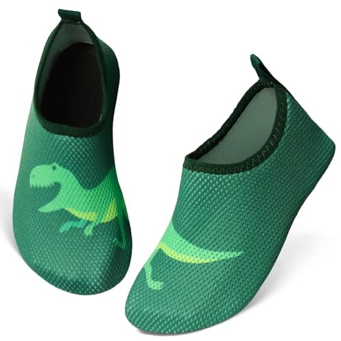 TMEOG Chaussures Aquatiques Enfant Plage et Piscine - Séchage Rapide Pieds Nus pour Sports Nautiques (Garçon Fille)