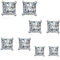 4 Paar Ohrringe Silber Set, Herren Magnet Quadratisch Hypoallergene Stapelbar Zirkonia Ohrstecker Creolen Ohrringe 4–7 mm