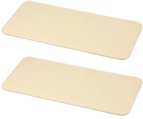 PATIKIL Felt Base Shaper 15x7 Pollici, 2 Pezzi Fondo Busta Forma Borsa Tappetino Rinforzo Inserimento Ovale Per Borse A Mano Tote A Tracolla Zaino, Beige