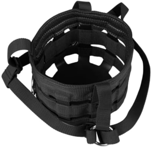 Copri Museruola per Cavallo Maschera per Bocca di Cavallo Copri Museruola per Cavallo Nero Pascolo Muso per Erba Equina con Cinturino Regolabile Forniture Equestri