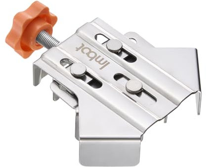 Imbot Right Angle Clamp，2pcs Stainless Steel 90 Degree Right Angle Clamp with Adjustable Swing Jaw，corner clamps for woodworking，For Welding, Framing and DIY Woodworking，Gifts for Men Dad (2Pieces)