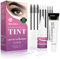 Coloration Cils Noir, Coloration Sourcil, Kit de Coloration des Sourcil et Coloration Cils Noir, Durée de Vie de 6 Semaines, Coloration de Salon à Domicile pour Sourcils Pleins et Cils Volumineux 7ml