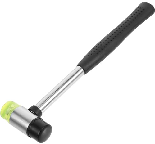 BUGUUYO Martello in Gomma con Impugnatura Ergonomica per Installazione Piastrelle e Gioielli Martello Multifunzionale Leggero e Robusto per Lavori di Falegnameria e Pavimentazione