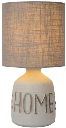 LUCIDE COSBY - Tischlampe - Ø 16,5 cm - 1xE14 - Grau