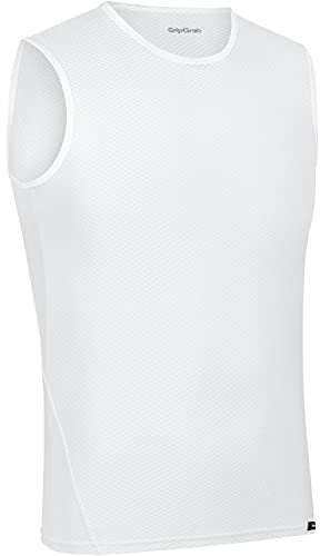 GripGrab sous-Maillot Cyclisme Homme Été Vélo en Mailles Lots de 1 et 3 Maillots Fonctionnels sans Manches Anti-Odeur