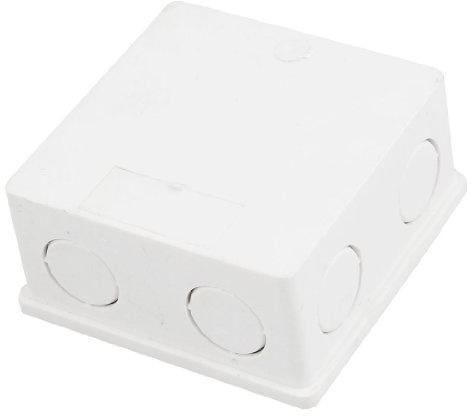 Ruilogod 79mmx79mmx37mm Flush-Type PVC Wall Mounted Single Gang Junction Box (id: d0f ef1 f05 fbe cf2