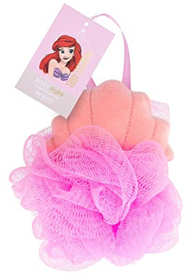 Éponge en luffa Disney Princesse La Petite Sirène Ariel – Beauté folle – Cadeaux de beauté, cosmétiques et soins de la peau pour femmes, adultes et enfants
