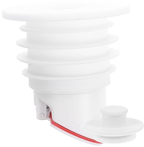 Uonlytech Gel De Silice Tuyau Blanc Clapet Anti-Retour Clapet Anti-Retour pour Égouts Clapet Anti-Retour pour Lavabo Drain De Clapet Anti-Retour Noyaux De Drainage pour Égouts Évier