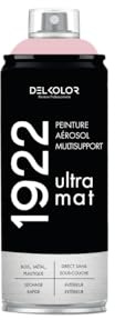 DELKOLOR - Peinture aérosol DELKOLOR 1922 MAT - 400 ml - Couleur ROSE PASTEL