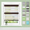 Doppelrollo Klemmfix ohne Bohren B40 x H120(Stoffbreite 36cm) Weiß-beige-braun, Rollos für Fenster, Rollo ohne Bohren mit Lichtdurchlässig und Verdunkelnd/Höhe Stufenlos Verstellbar/Kindersicherung