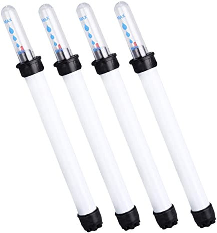 MERRYHAPY Wasserstandsanzeiger Für Pflanzen Blumentopf Wasserfeuchtigkeit Tester 4 Stück Kunststoff Für Garten Und Zimmerpflanzen Einfache Handhabung Erinnerungsfunktion