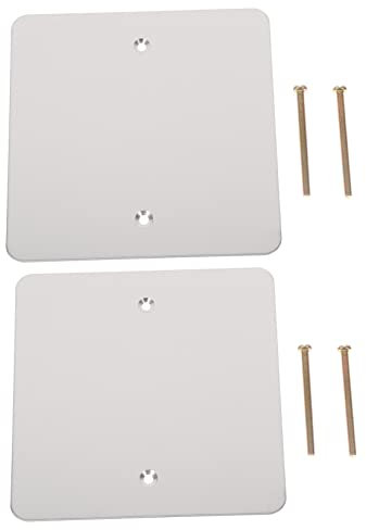 WATIIFUFU 2 Pz Copertura del soffitto piastra a parete con coperchio presa cieca coperchi decorativi per prese rivestimenti da parete scatole derivazione pannello d'accesso copri foro muro
