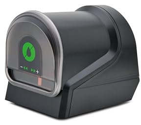 Eden 94239 MAG 4 x 3 Fischfutterautomat innovatives Fütterungssystem inkl. Feuchtigkeitsschutz pro Tag bis zu 4 Fütterungen Betrieb mit Batterie oder optionelm Trafo