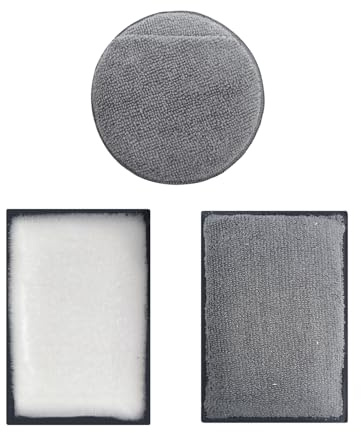 2 Piezas Bloques De Limpieza De Doble Cara, Esponja Encerada De 1 Pieza, Esponja De Limpieza Suave del Automóvil, Herramienta De Limpieza Multifunción, Bloques De Limpieza Reutilizables.