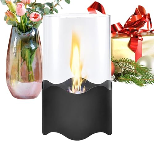 Chimenea Pequeña | Pequeña Decoración del Hogar | Farol De Chimenea De Alcohol Decorativo Moderno - para Oficina Dormitorio Sala de Estar Mesa Cocina Repisa Estante Apartamento