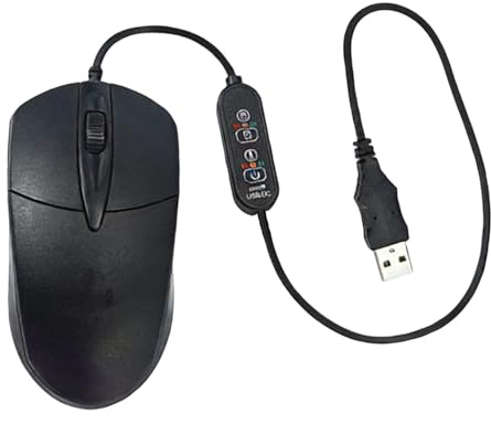 Uppvärmd mus - laptoptillbehör i kallt väder, uppvärmd mus för händer | för , skola, grafiska formgivare, spelare, studenter, resenärer, distansarbetare, resor