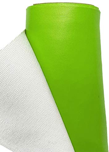 A-Express Finta Pelle Tessuto Similpelle Vinile Impermeabile Tessuto di cuoio Materiale Abbigliamento Sartoria - Verde 1 Metro (100cm x 140cm)