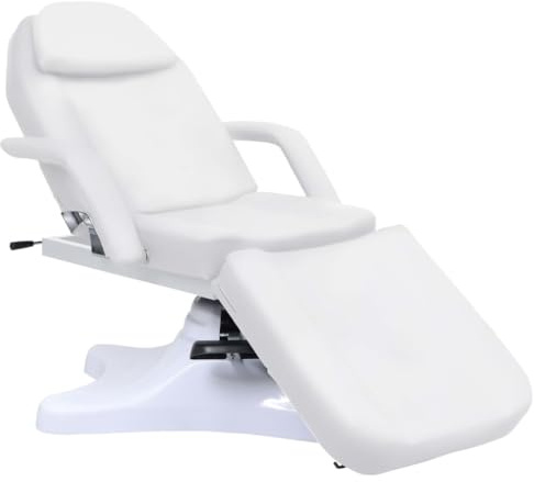 vidaXL Table de Massage Blanc 180x62x(86,5-118) cm