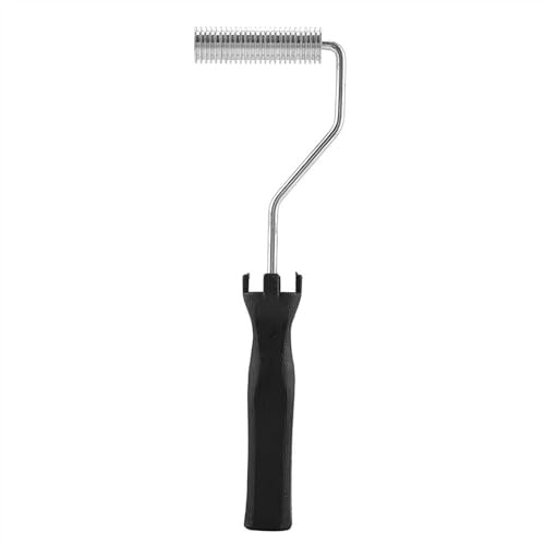 Rodillo para Fibra de Vidrio,Aleación de Aluminio y Mango ABS Elimina Burbujas en Resina GRP/FRP (21x75mm) Ideal para Laminado Profesional