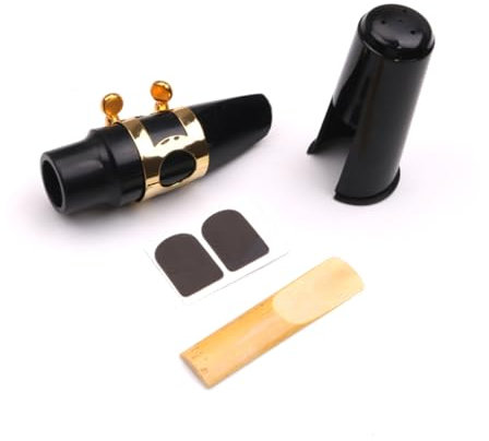 CORHAD 1satz Zubehör Für Altsaxophon Mundstück Mit Metallschnalle Kissen Und Abdeckungen Für Anfänger Und Profis Zur Verbesserung Der Spieltechnik