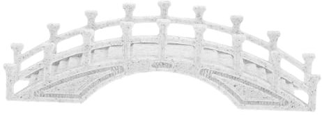 Cabilock Ponte da Giardino delle Fate Ponte in Miniatura Piccolo Ponte Figurine Mini Ponte da Giardino Zen Piccole Figure in Resina Artigianato Piccola Statua per Accessori da Giardino