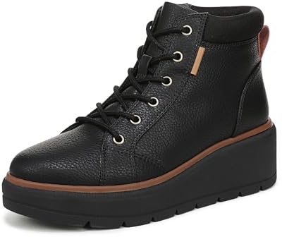 Dr. Scholl's Shoes Women's Nice Day Max Alpine Oxford Boot Black 7.5 M