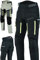 Texpeed pantaloni da moto uomo con protezioni - rinforzati per motociclismo - inverno invernale/Estate resistenti e impermeabili - Con armatura CE (EN 1621-1) - Nero - XL