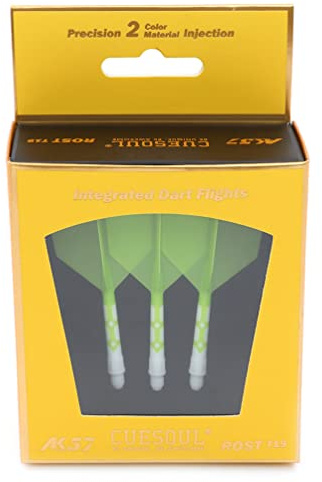 CUESOUL ROST T19 Integrierter Dartschaft und Flights Big Wing Shape, 3er-Set