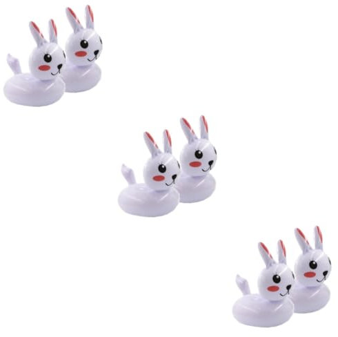 PRETYZOOM 2 Set Porta Birra Acqua Tappetino Da Birra Da Nuoto Porta Birra Sottobicchiere Porta Birra Diffusori Tappetino Per Birra Di Coniglio Porta Birra Da Nuoto Bianca 2 Pezzi * 2