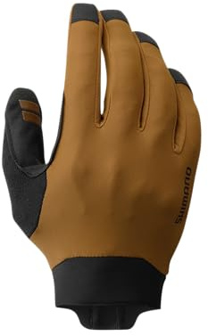 SHIMANO Herren Enduro Handschuhe, Sand Brown, L