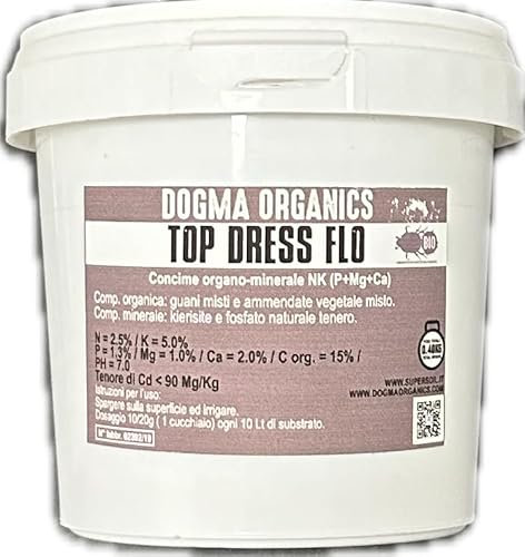 |DOGMA ORGANICS | Top Dress Flo | Fertilizzante organo Minerale adatto alla fioritura