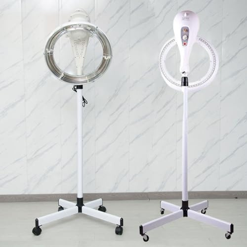 JOSBY Processore Colore per Parrucchiere da 950 W, Casco asciugacapelli con Supporto, Temperatura e Altezza Regolabili, con Rotella Universale, Macchina riscaldante per Parrucchieri, per la casa