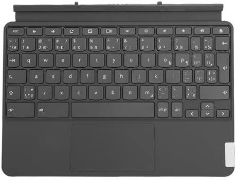 Tablet -tangentbord, hållbar tangentbordsdocka med pekplattan tangentbord som passar för IdeaPad Duet 10,1 tum surfplatta, fransk Kanada -layout för effektiv skrivning