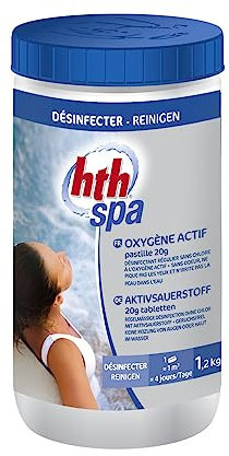 HTH Desinfektionstabletten mit Aktivsauerstoff, Aufbereitung und Unterhalt von Whirlpool-Wasser