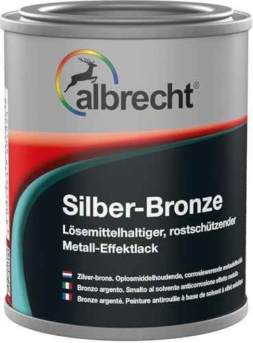 Albrecht - Plata bronce 750ml horno de pintura brillante heizkörperlack