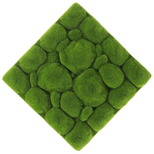HEALLILY muschio decorativo da parete, decorazione da parete, colore verde, muschio artificiale, decorazione per piante 3D, pannelli da parete per acquario, decorazione da parete