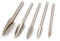 5 Piezas Juego de Brocas de Tallado de Madera para Herramienta Rotativa, para Dremel, Brocas para Grabado en Madera Dura con Vástago de 1/8”, Wood Carving Tools Tallado Accesorios para Dremel