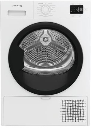 Privileg PD 7D WMB Trockner - Trocknen 7 kg - Knitterschutz - 15 elektronisch gesteuerte Trockenprogramme