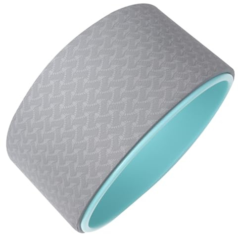 TOYANDONA Ruota Yoga Antiscivolo per Backbend e Pilates Attrezzo Allenamento Corpo Resistente Cerchio per Modellare Vita e Stretching Muscolare Accessorio Fitness Casa e Palestra Colore