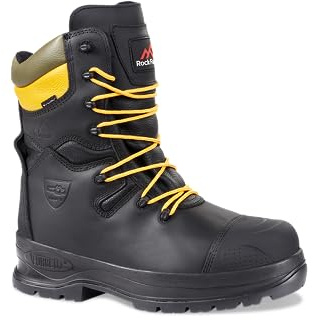 Rock Fall RF328 Chatsworth Safety Work Chainsaw Boot- Black Size 12