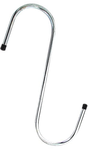 Alberts 802288 S-Haken | galvanisch blau verzinkt | Gesamthöhe 180 mm | Rundstahl Ø6 mm