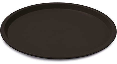 Guardini, Plat à pizza Ø 32 cm, Acier avec revêtement antiadhésif, Noir, Fabriqué en Italie, Ligne Gardenia