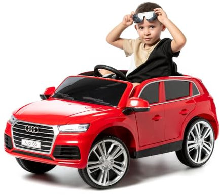 ATAA Voiture électrique pour Enfants Batterie Q5 Officielle 12v - Rouge - - Voiture électrique pour Enfants Batterie 12v