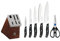ZWILLING Henckels International Self Sharpening Definition knife block 7pc, Metallic, Gray