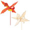 Baker Ross FE240 Drachen Windmühle Holz Bastelset - 3er Pack, Windrädchen Basteln für Kinder, Kindergeburtstage oder Kindergarten