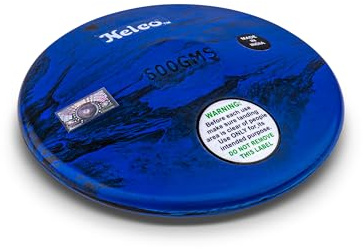 HAEST Nelco Diskus Blue Fusion 0,60 kg | gummidiskus | träningsdisk | 157 mm diameter | unik textur | för uppstigande juniorer