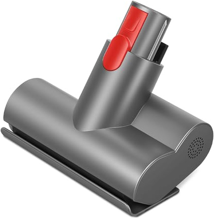 RUKHOOL Mini Turbinendüse für Dyson V7 V8 V10 V11 V15 Bürste Ersatzteile Bürstenrolle Zubehör Ersatzbürste für Matratze Sofa Autositz Sessel Entfernt Milben und Allergene