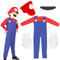 4 Pcs Fancy Dress Costume for Kids 5-6, Bodysuit Cosplay for Birthday Costumes for Boys