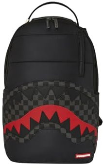 SPRAYGROUND Zaino BLACK PUFFER GREY CHECK BACKPACKLimited Edition B6780 BLACK/GREY UNI